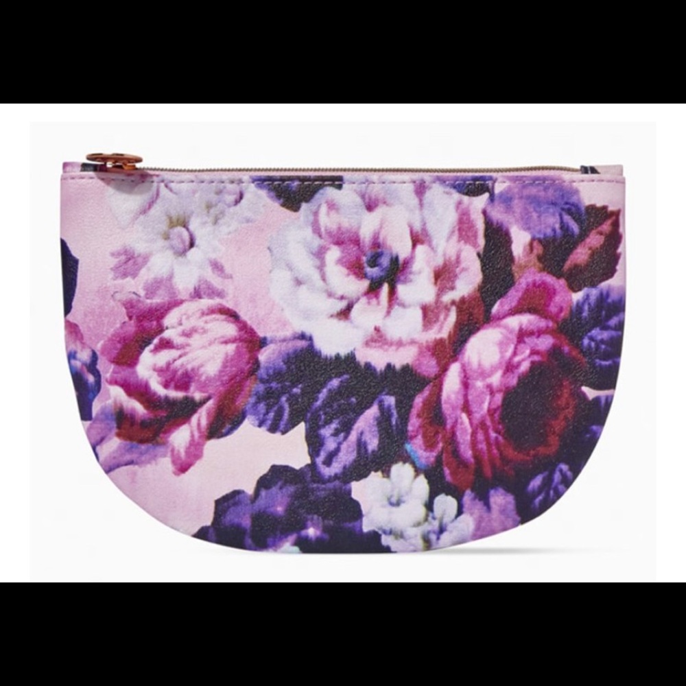 Floral violet bag